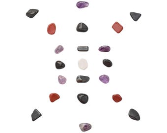 Protection & Grounding Crystal Grid "Metatron's Cube" Set -  Manifest Your Dreams