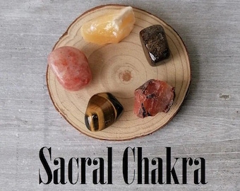 Sacral Chakra Crystals - 2nd Chakra - Creativity & Joy - UK Crystal Seller - Genuine Gemstones - Ethically Sourced Crystals