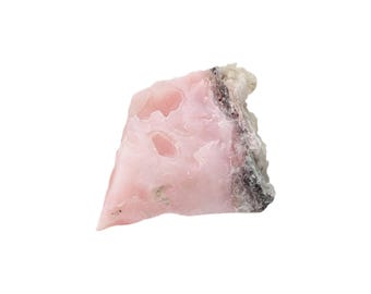 Raw Peruvian Pink Opal Crystal Specimen - Stone of Hope  & Emotional Healing