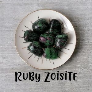 Ruby Zoisite Tumbled Stone  | Tumbled Stone | Tumblestone | Tumbled Gemstone | Healing Crystal | Crystals | Collector Crystals