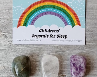 Childrens Crystals for Sleep - Crystals for Kids - Sleep Aid - Calming Crystals - Crystal Energy - UK Crystal Seller - Genuine Gemstones