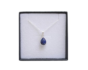 Lapis Lazuli 925 Sterling Silver Necklace - Stone of Truth