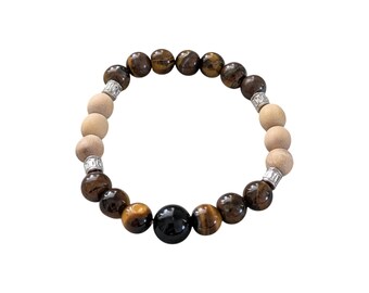 Harmony Crystal Beaded Bracelet - Tri Hita Karana Balinese Philosophy of Life