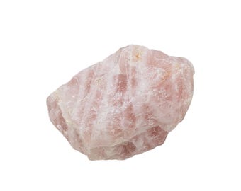 XL Raw Rose Quartz Specimen 12cms - Statement Crystal