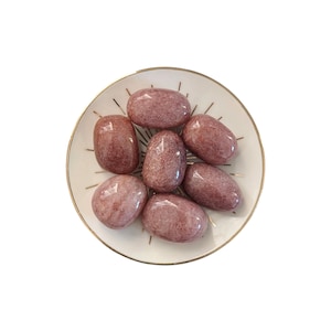 Red Muscovite Tumblestone - Red Mica Gemstone - Stone for Optimism & Motivation - Self- Empowerment -