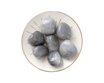 Lunar Rose Quartz Tumblestone - Rare Transformation Crystal