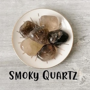 Smoky Quartz Crystal Tumblestones - B Grade - Gemstones for Healing Energy