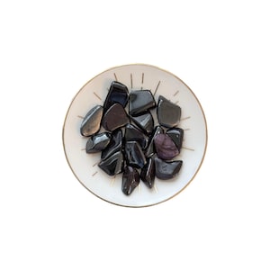 Pyrolusite Crystal Tumblestone - Healing Gemstone - Inner Transformation & Relationship Tumbled Stone - Sacral Chakra - Stone for Leo