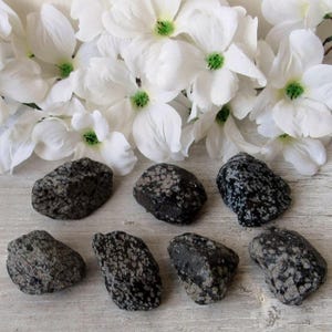 Roher Schneeflocken Obsidian