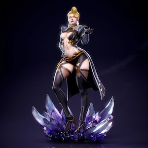 Emma Frost, X-men 25 cm, Resin Model Kit  Painted 3d Printed GK Statue Figure