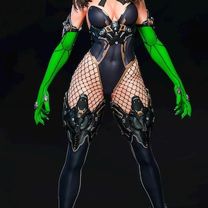 Freyna, Resin Scale Model Kit  Painted 3d Printed GK Statue Figure