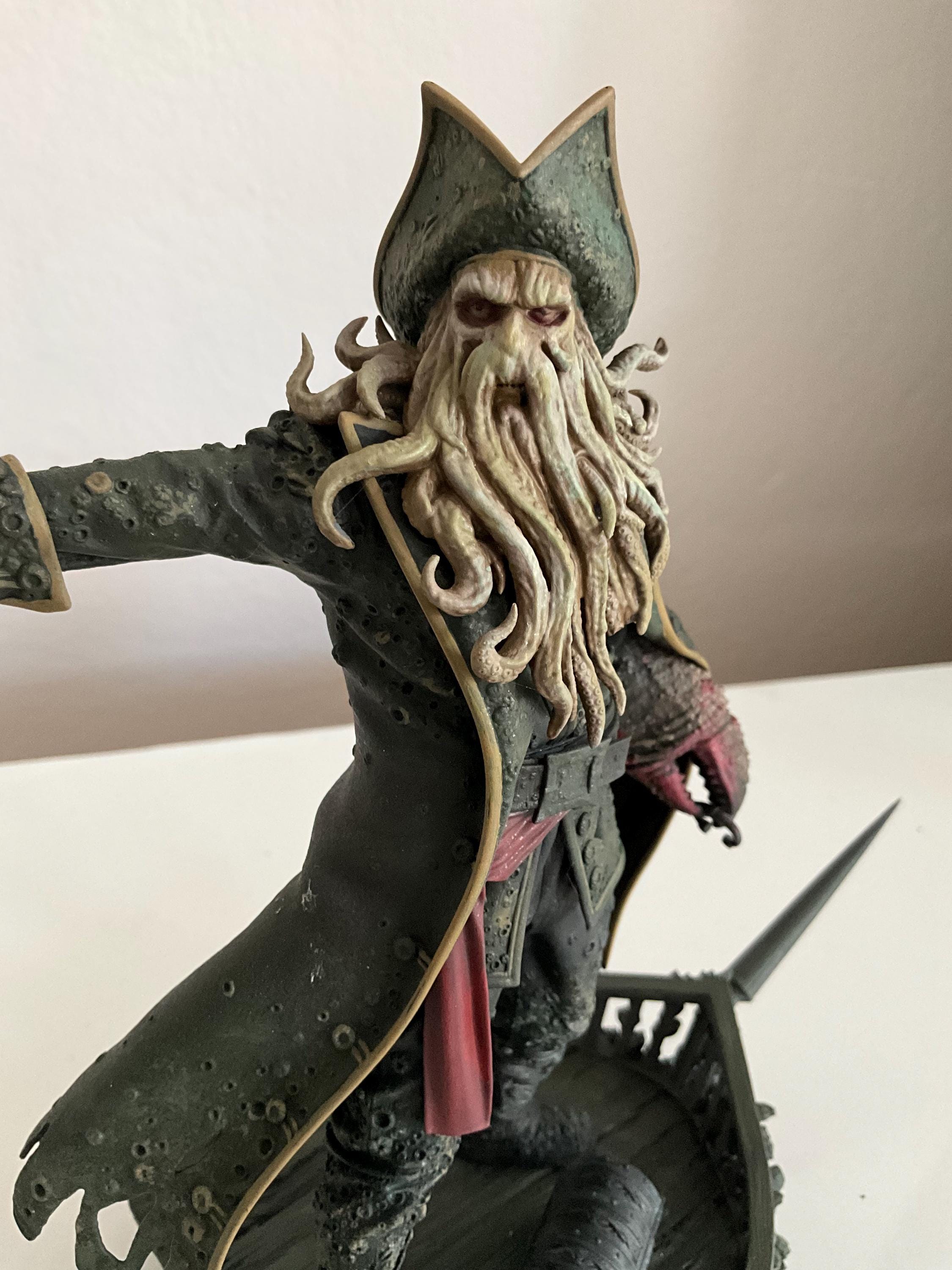 Davy Jones, 20 Cm 1/9 Fan Art 3D 12k Resin Statue Painted Garage