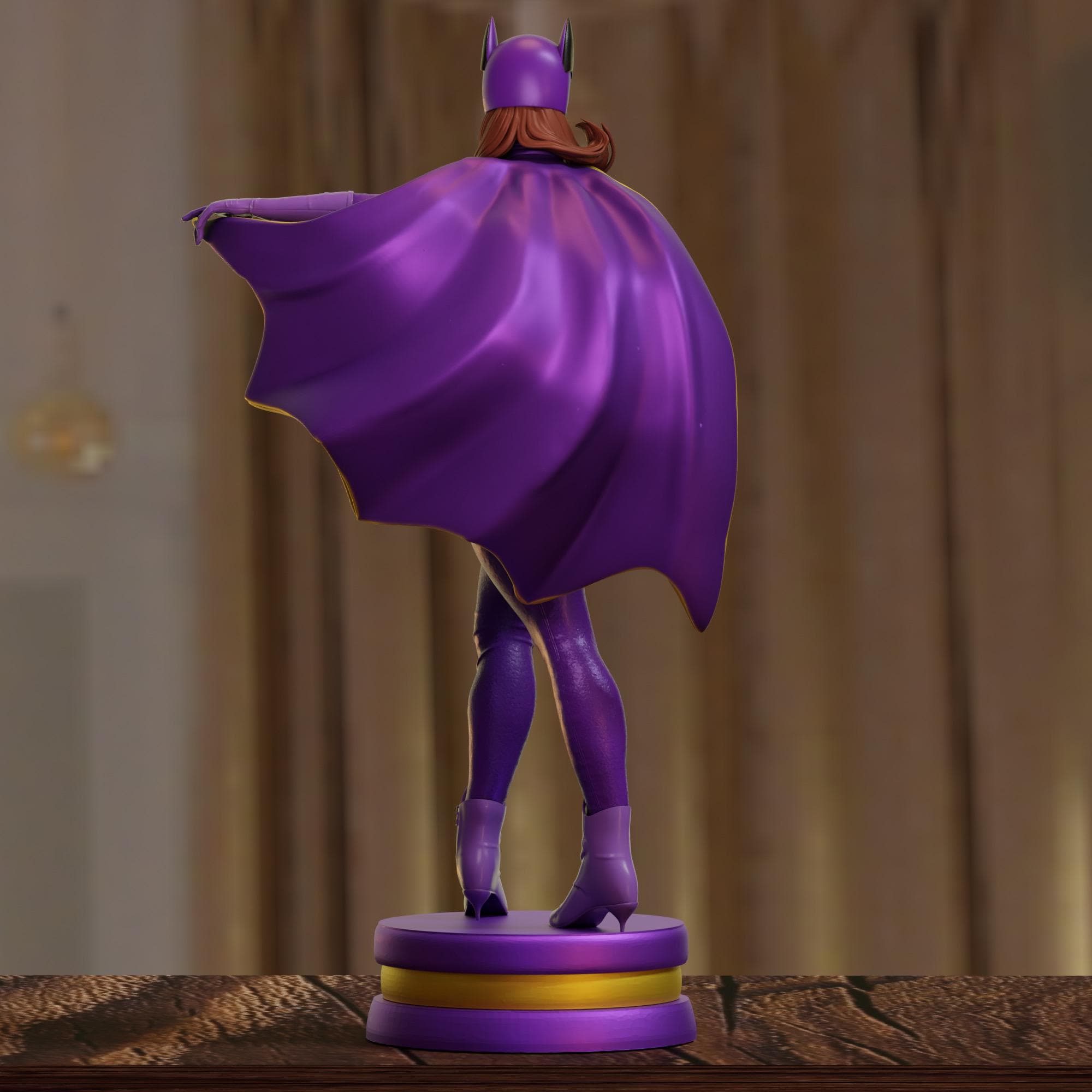 バットガール レジンスタチュー 1966体限定 Batgirl 1966 Resin Statue: 3D Printed Model Kit (22cm, 1/9 Scale
