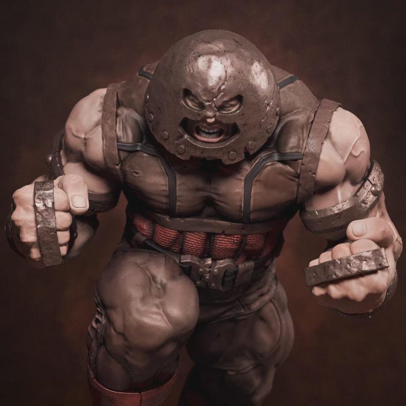 Juggernaut, 12K Resin Model Kit Painted 3d Printed DIY Figure - Etsy