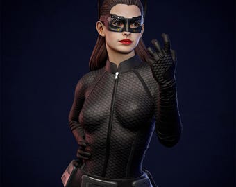 Catwoman, 220mm, 12K Resin Model Kit Painted 3d Printed DIY Figure