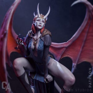 Mizora, Resin 1/9  Scale 200 mm Model Kit  Painted 3d Printed GK Statue Figure