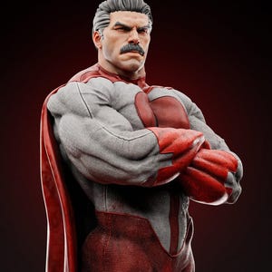 OMNIMAN, 12K Resin Scale Model Kit  Painted 3d Printed GK Statue Figure