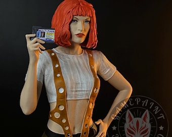 Leeloo, 12K Resin Model Kit Painted 3d Printed DIY Figure