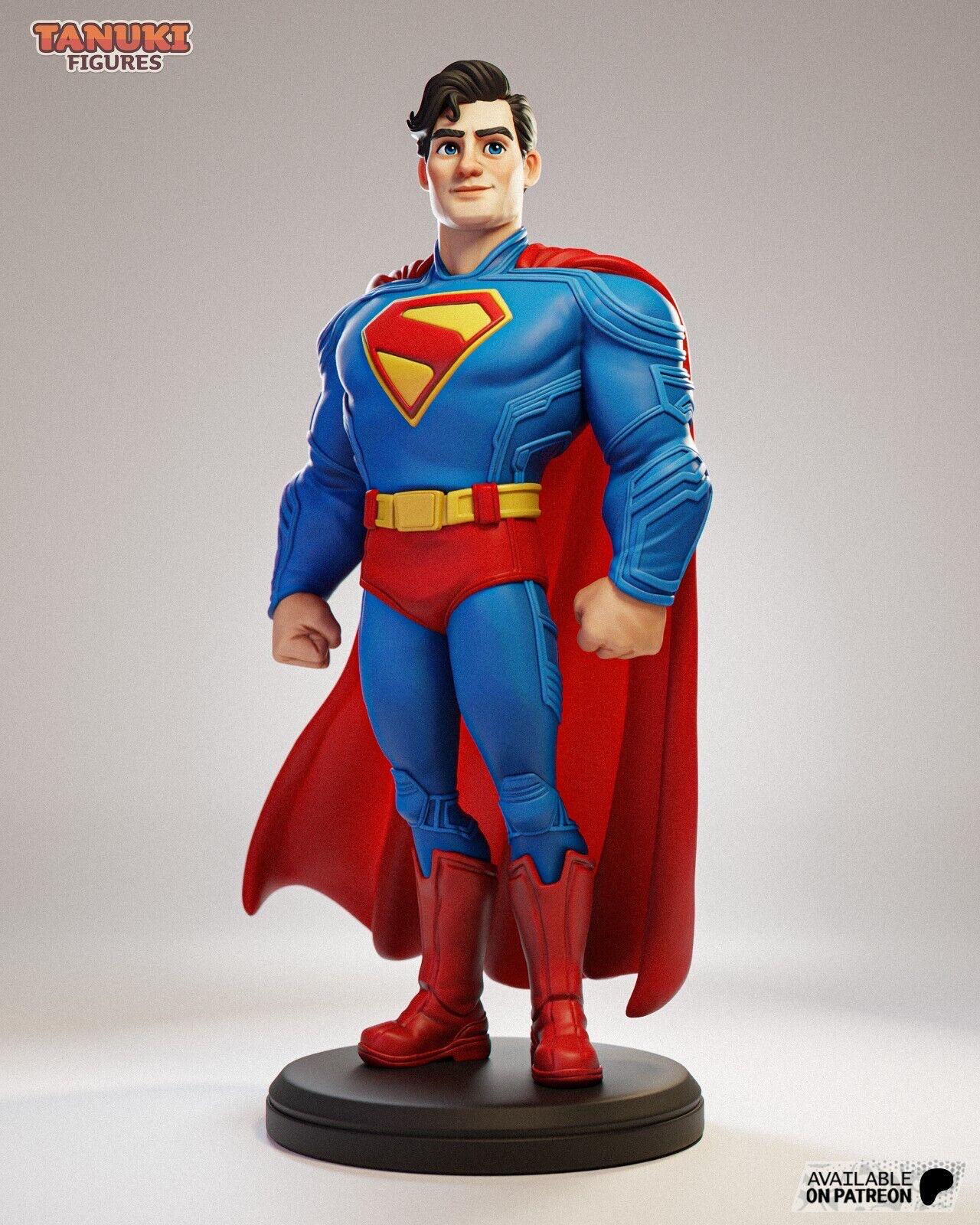 Superman, 21 CM, Resin Model Kit Painted 3d Printed GK Statue 