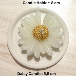 40 pezzi candela margherita bianca con portacandele, bomboniere floreali per matrimonio, bomboniere per sposa, bomboniere per fidanzamento, candela profumata, bomboniera all'ingrosso