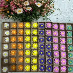 80 candele profumate a forma di margherita, bomboniere floreali per matrimonio, bomboniere con candele nuziali, bomboniere di fidanzamento per gli ospiti, bomboniere economiche all'ingrosso, battesimo