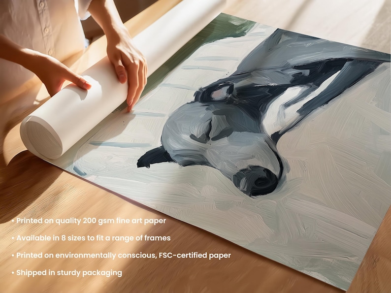 Greyhound Wall Art Print – Elegant Greyhound Poster for Dog Lovers, Calm Pet Artwork, Neutral Dog Wall Decor for Home image 7