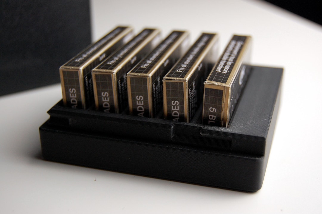 DE Safety Razor Blade Storage Case: 5 or 10-pack Organizer - Etsy