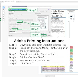 Bracelet Ruler Printable Free Pdf Printable Bracelet Sizer Tool: Standard & Metric (PDF Download) - Etsy