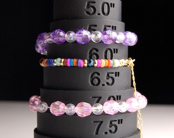 Bracelet Sizer and Display Stand: 4.5&quot;-8.5&quot; Mandrel, Bangle & Cuff Tool