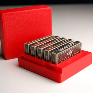 Estuches para guardar hojas de afeitar (paquete de 5) - Capacidad para 5 o 10 hojas - Organizador de hojas de afeitar para viajes o uso doméstico