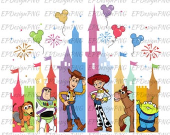 Toy Story Characters Png,Castle png,Toy Family Squad Png,Family Vacation Png, Vacay Mode Png,You've Got A Friend In Me Png, Family Trip 2026