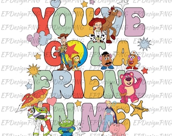 Toy Story Characters Png, Toy Family Squad Png, Family Vacation Png, Vacay Mode Png, You've Got A Friend In Me Png, Family Trip 2026 Png,