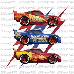 Cars McQueen PNG, Cars Friends PNG, Lightning McQueen PNG, Cars Tow Mater, Cars Transparent Background, Cars Printable, Cars Silhouette