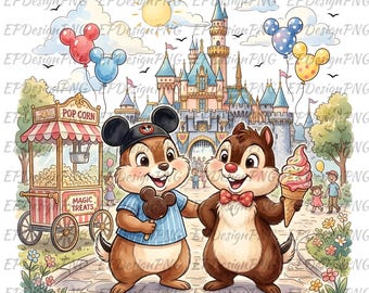 Chip y Dale (Png), Doble Problema (Png), Camiseta a juego para pareja (Png), Camiseta de Chip y Dale, Mejor amigo (Png), Regalo para mejor amigo