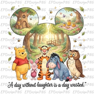 Retro Winnie The Pooh e i suoi amici Png, Winnie The Pooh Png, Winnie The Pooh Sublimazione, Vacanza in famiglia Png, Viaggio in famiglia Png, Modalità vacanza Png