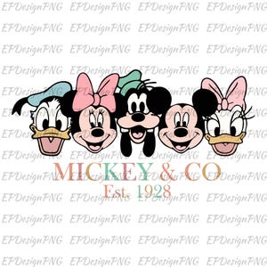 Mouse e amici a scacchi Png, Silhouette di mouse e amici, Retro mouse e amici Png, Magic Kingdom Png, File PNG per sublimazione