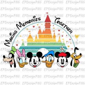 Mouse e amici a scacchi Png, Silhouette di mouse e amici, Retro mouse e amici Png, Magic Kingdom Png, File PNG per sublimazione