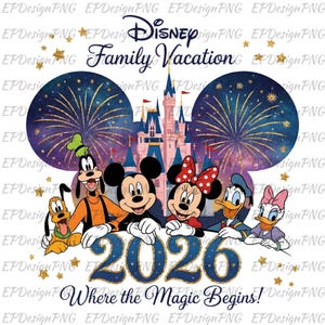 2026 Family Trip Png, Family Vacation 2026 Png, Vacay Mode 2026 Png, Family Squad Png, Vacation Mode Png, Magical Kingdom 2026 Png