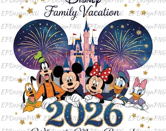 2026 Family Trip Png, Family Vacation 2026 Png, Vacay Mode 2026 Png, Family Squad Png, Vacation Mode Png, Magical Kingdom 2026 Png