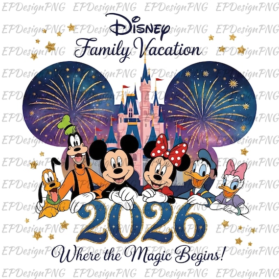 2026 Family Trip Png, Family Vacation 2026 Png, Vacay Mode 2026 Png, Family Squad Png, Vacation Mode Png, Magical Kingdom 2026 Png