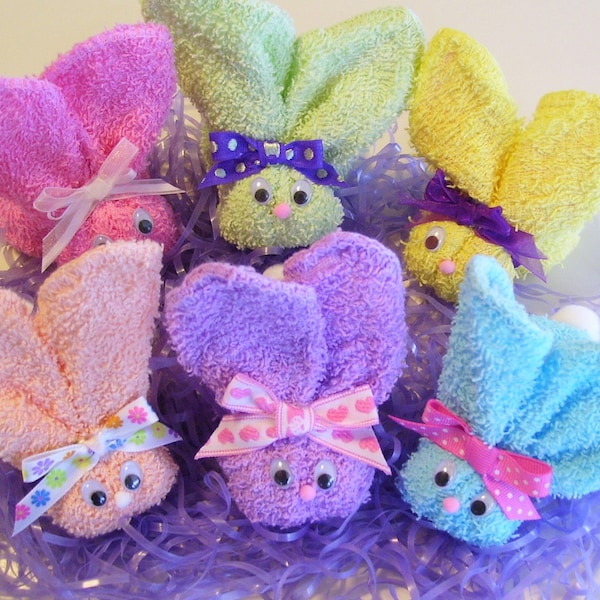 Cadeau de fête prénatale de Pâques Boo Boo Bunnies aux couleurs pastel