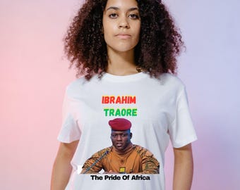 Unisex Jersey Short Sleeve Tee, Ibrahim Traore, Africa, 100% Airlume combed and ring-spun cotton