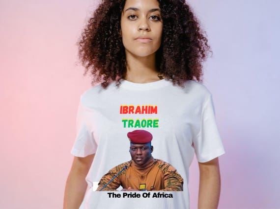 Unisex Jersey Short Sleeve Tee, Ibrahim Traore, Africa, 100% Airlume combed and ring-spun cotton