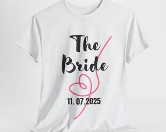 Personalized Bachelorette Party T-Shirt: Custom Wedding Team Bride Tee