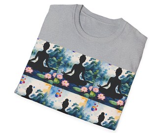 Meditation T-Shirt: Unisex Yoga Boho Style - Soft Cotton Blend