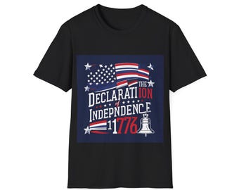 Declaration of Independence Shirt: Soft Cotton 4th of July Tee