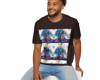Meditation T-Shirt: Unisex Yoga Boho Style - Soft Cotton Blend