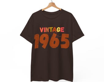 Personalized 60th Birthday T-Shirt: Unisex Heavy Cotton Tee