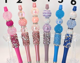 Fancy Colorful Beaded Pens