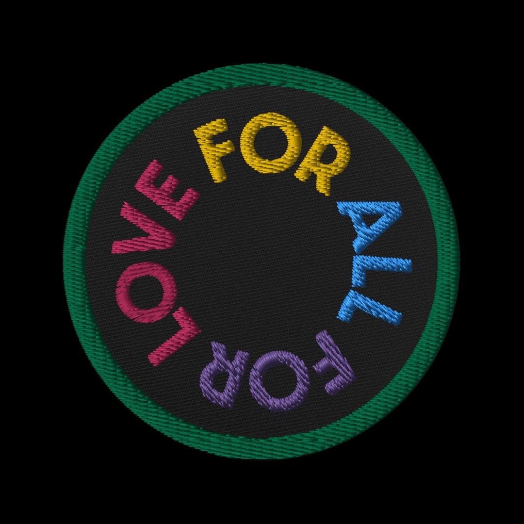 Colorful Embroidered Circle Patch - Etsy